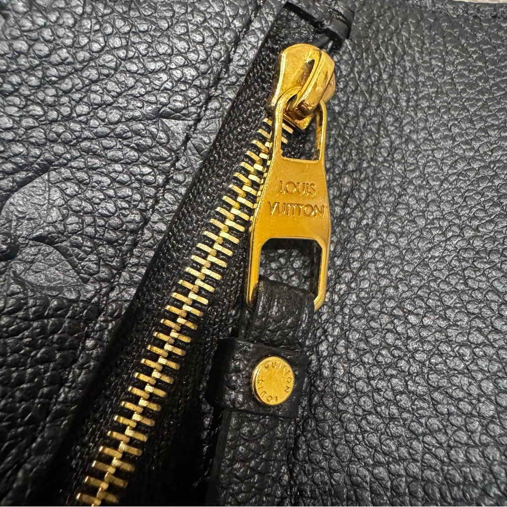 Louis Vuitton Black Empreinte Leather Curieuse Compact Wallet - Picture 9 of 11